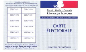 carte electorale